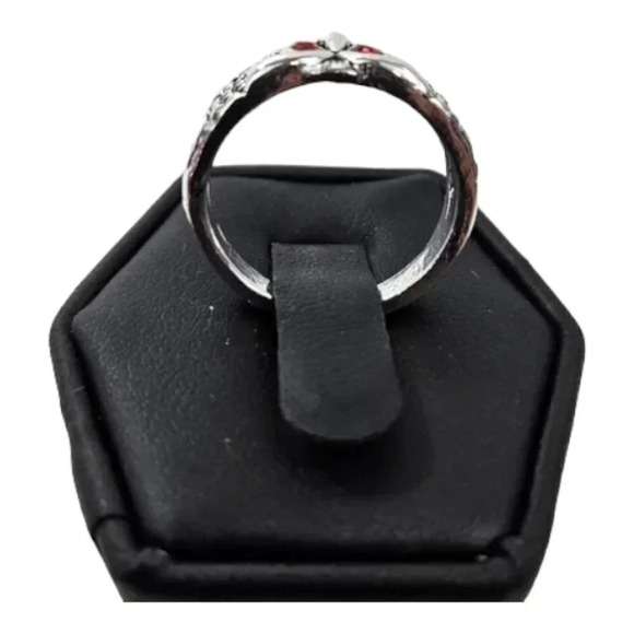 Red Eyed Owl Adjustable Fashion Ring A17 - Picture 5 of 13